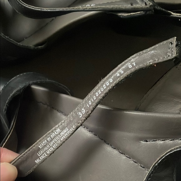 Dansko Black Strappy Wedge Heels Adjustable Straps Women’s 39 - Picture 7 of 7